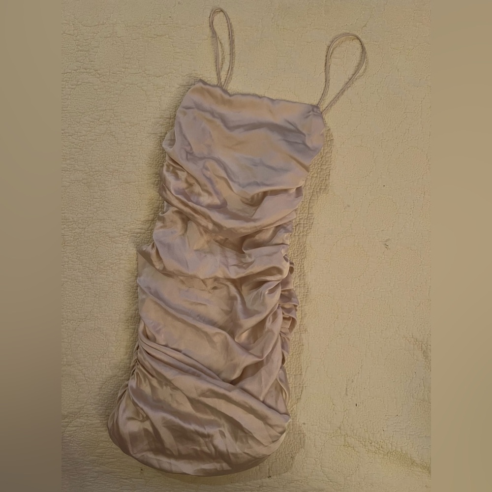 Champagne mini Formal / Graduation Dress Size Small